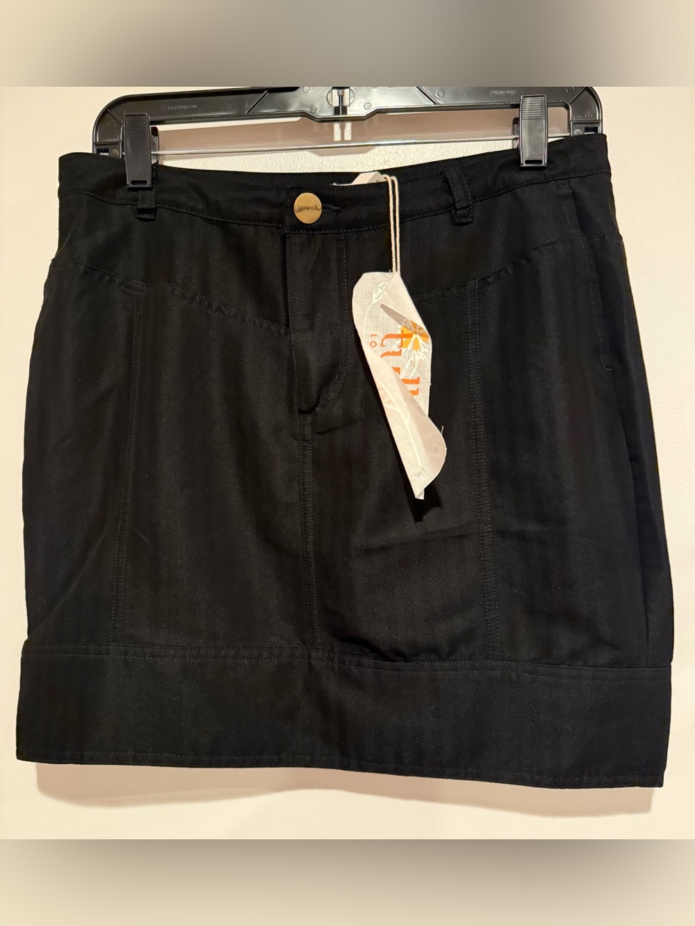 NWT Black Tulle Mini Skirt